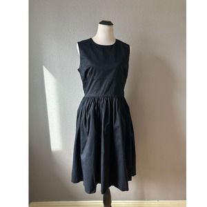 ISSAC MIZRAHA for TARGET black sleeveless midi dress